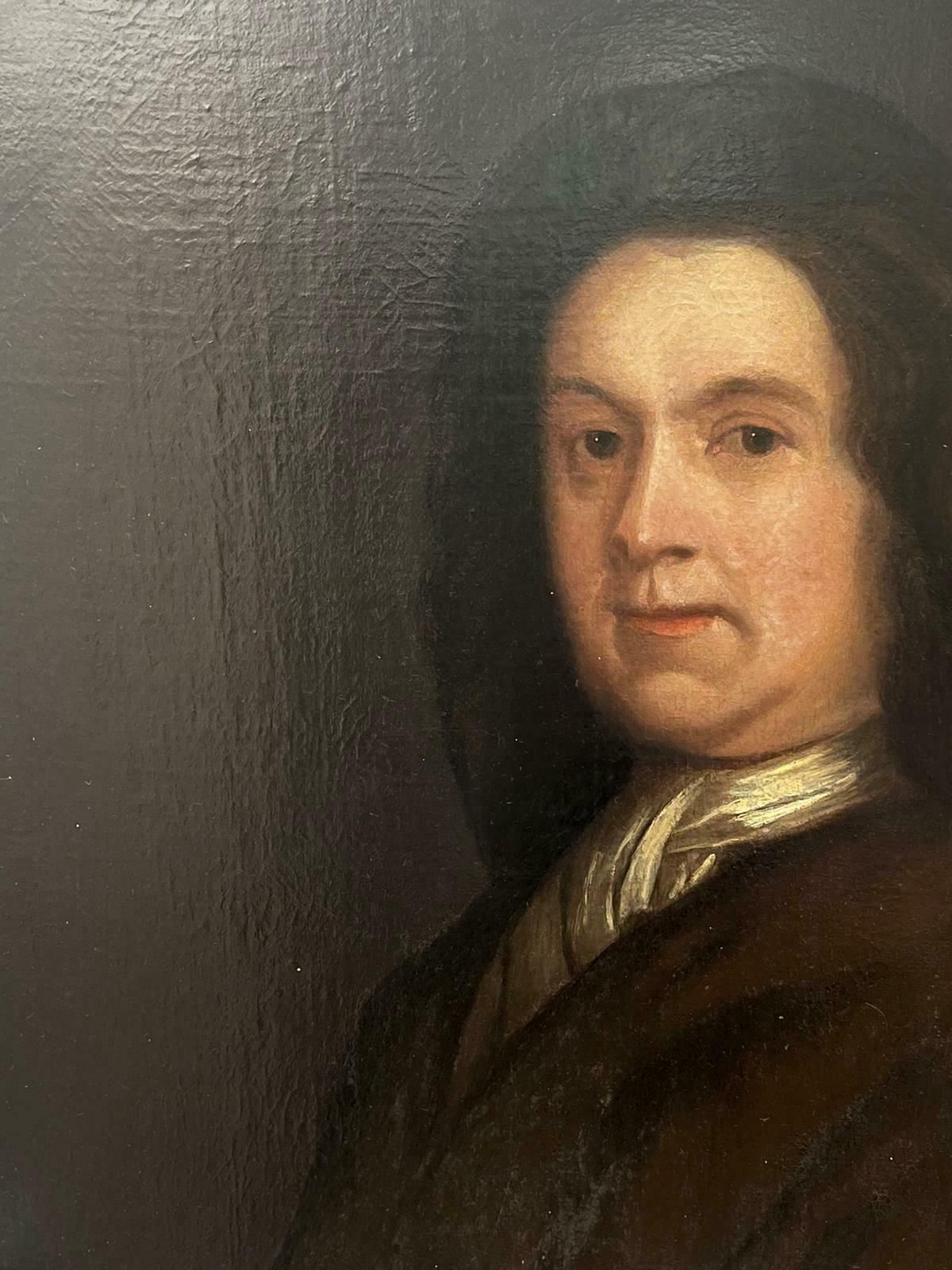 English School 17th/18th Centuryfine Large 17th/ 18th Century English Portrait Of Mr. Gilbert Charity Founder photo Art