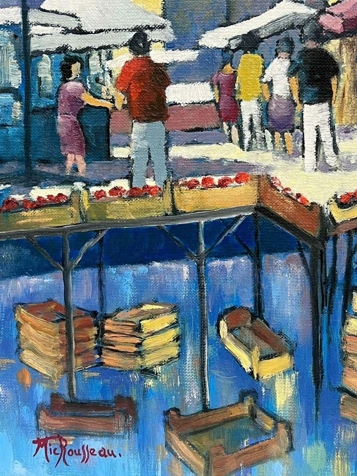 Rousseaulacoste South Of France Beautiful French Modern Oil Painting Signed & Titled photo Art