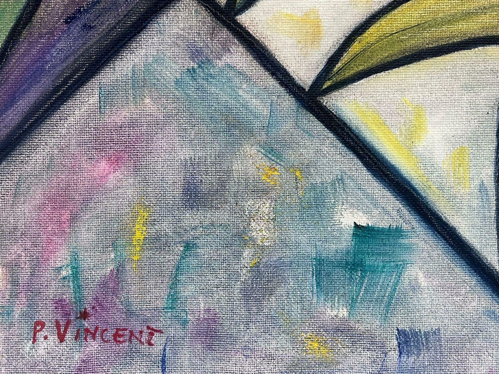 Pierre Vincentcubist French Oil Painting Still Life Abstract Composition photo Art