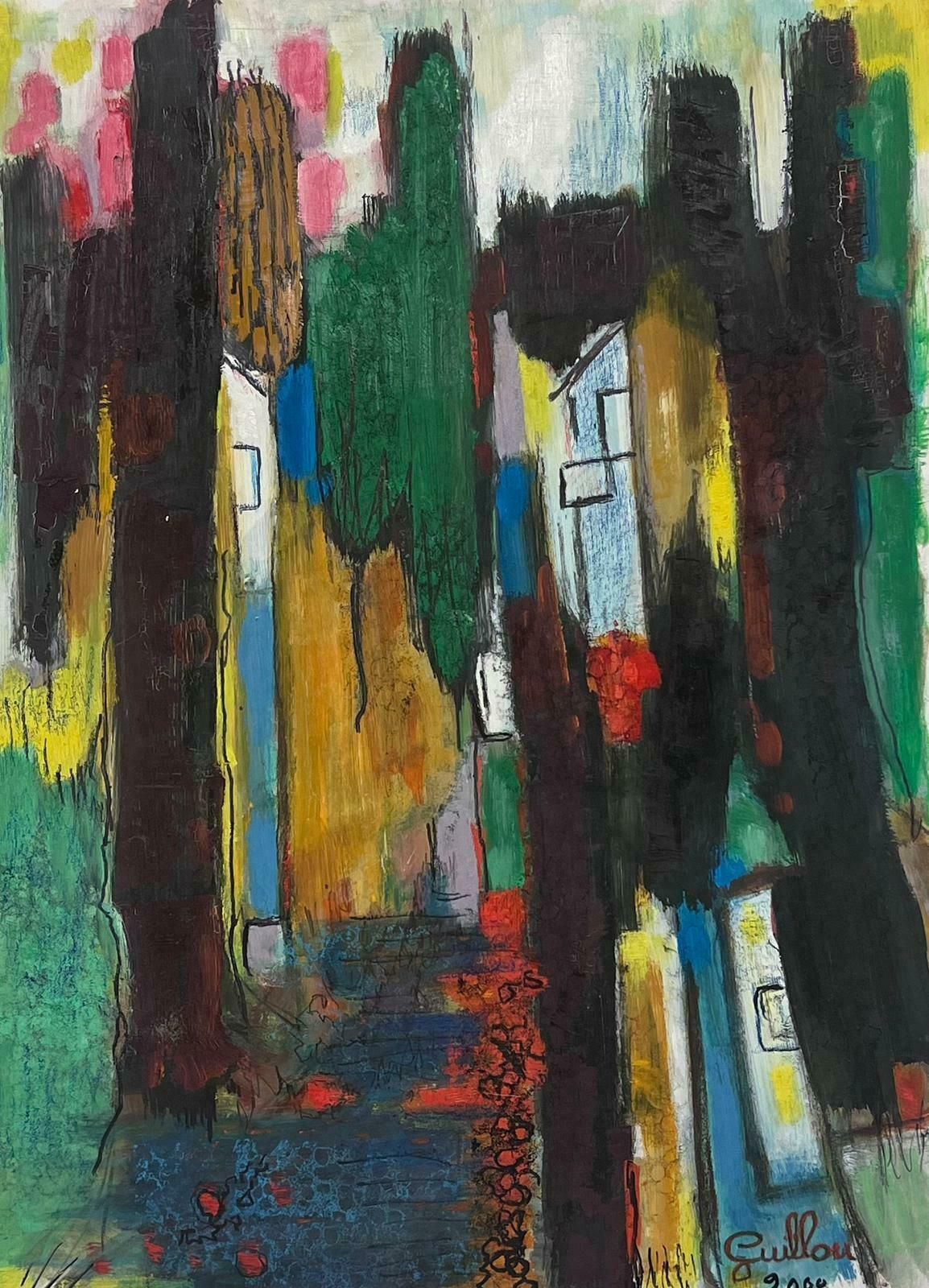 Andre Guilloufrench Expressionist Abstract 20th Century Oil Painting Blaze Of Colors