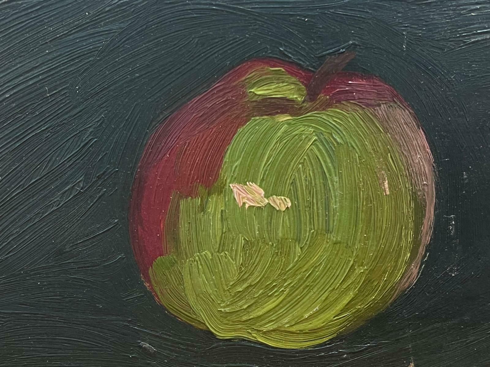 French School20th Century French Modernist Oil Painting Still Life Of An Apple photo for sale