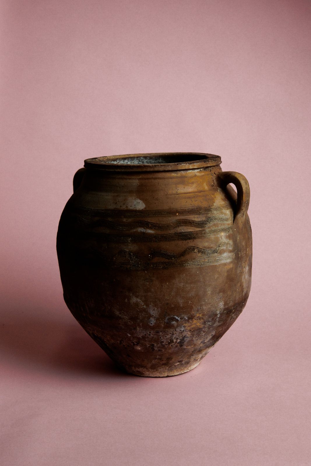 Earthy Brown Handled Turkish Pot For Rustic And Mediterranean Interiors photo Home Decor