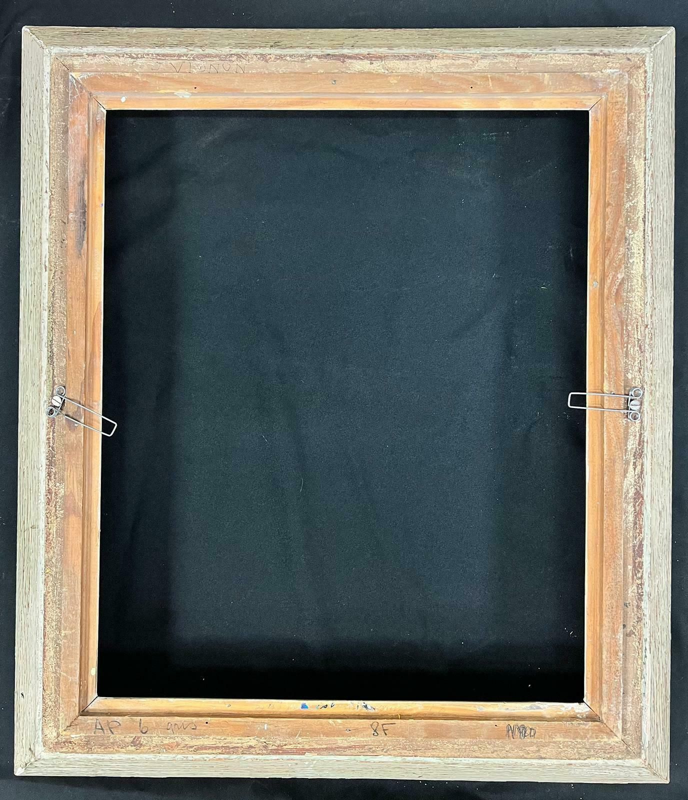 French School Montparnasse Paris Mid Century French Picture Frame Original 1950’s photo Art