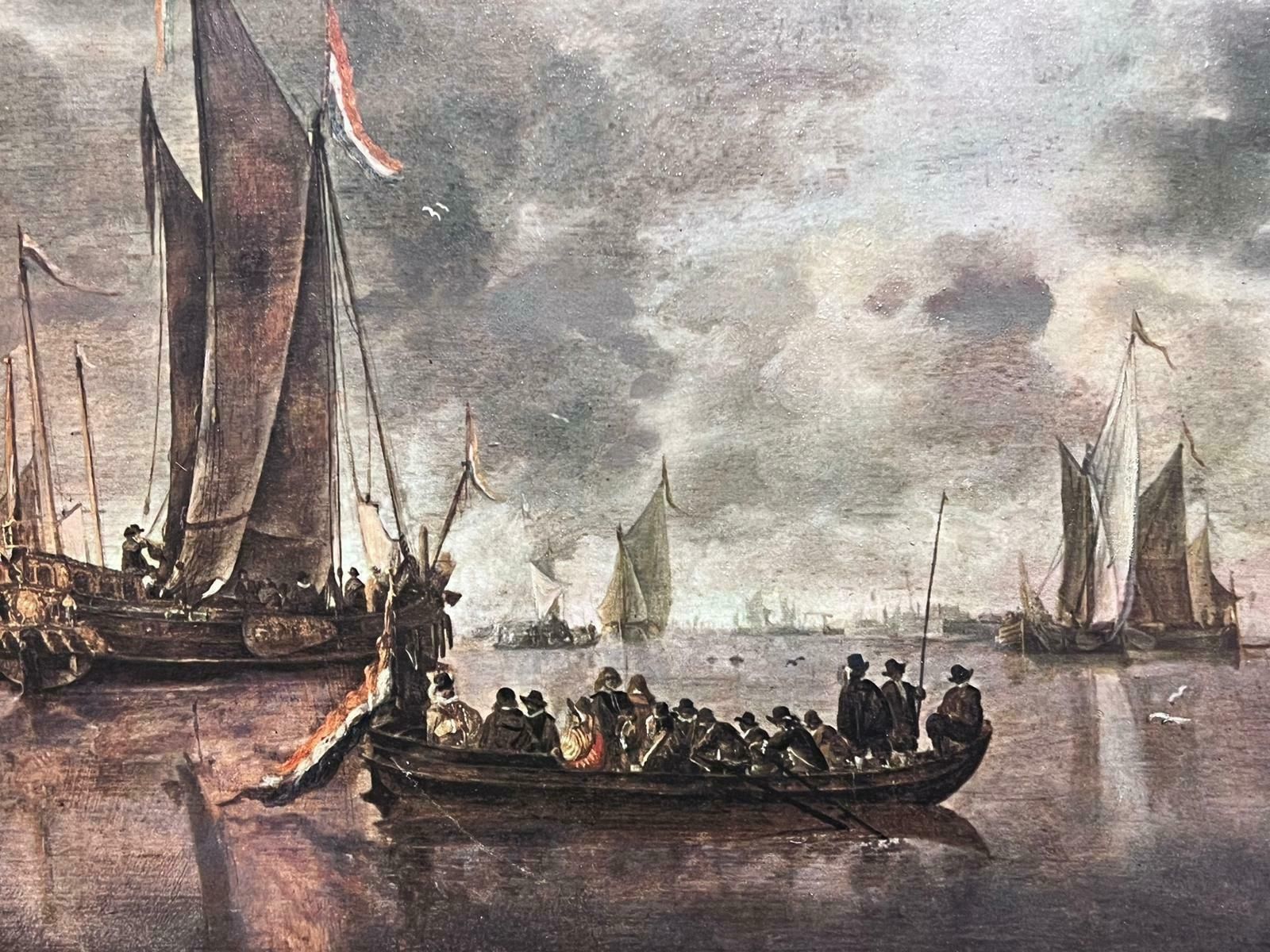 Dutch/ Flemishvery Large Marine Shipping Scene Impressive Statement Piece photo buy