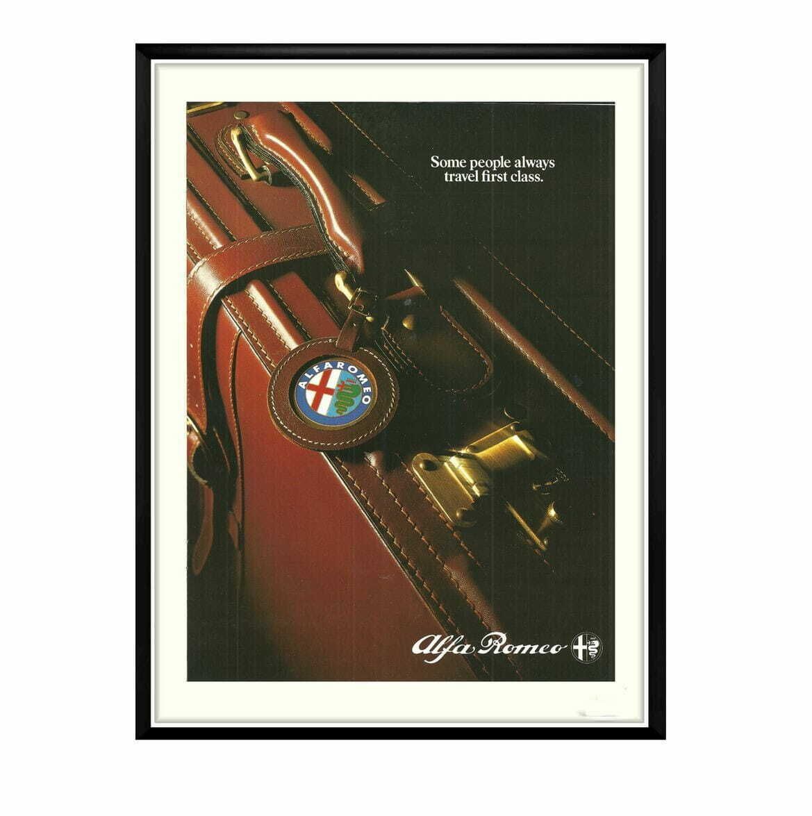 Set Of Three Ads Alfa Romeo, 70s photo furniture