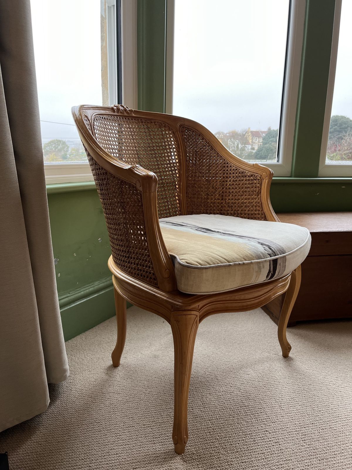 Vintage Rattan Bergere Chairs photo furniture