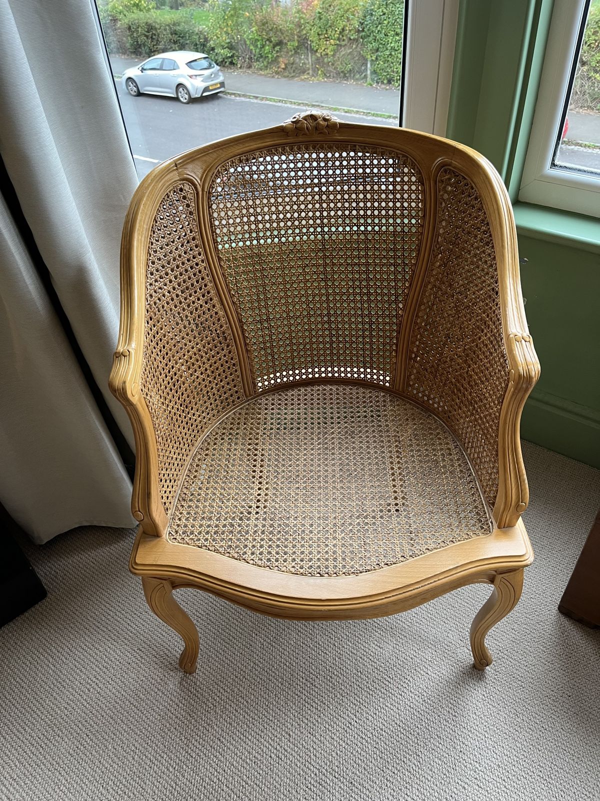 Vintage Rattan Bergere Chairs photo 500.0