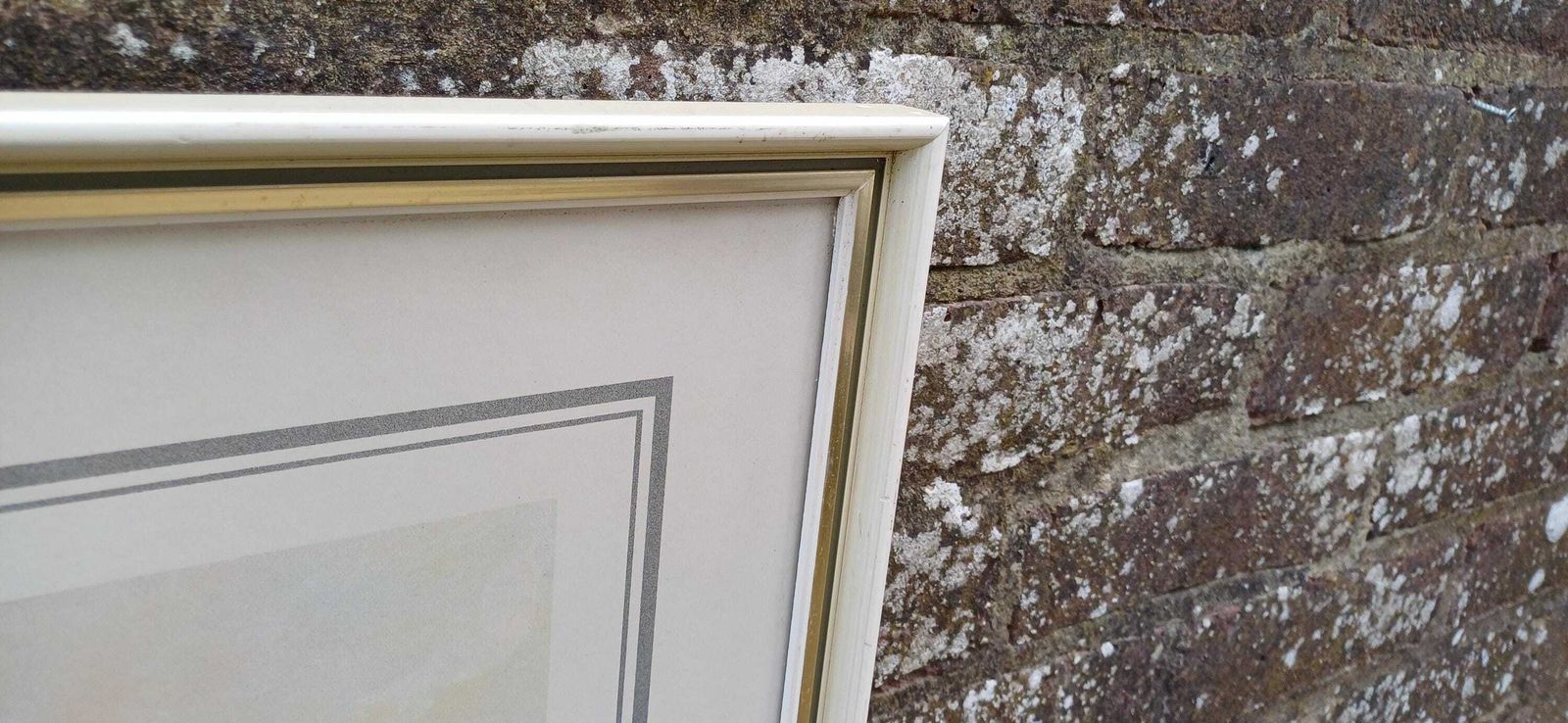 Spring Showers Print By Adolf Sehring, 1980s Print In Gorgeous Vintage Quality Glazed Frame (49.5cm X 60cm) photo vinterior