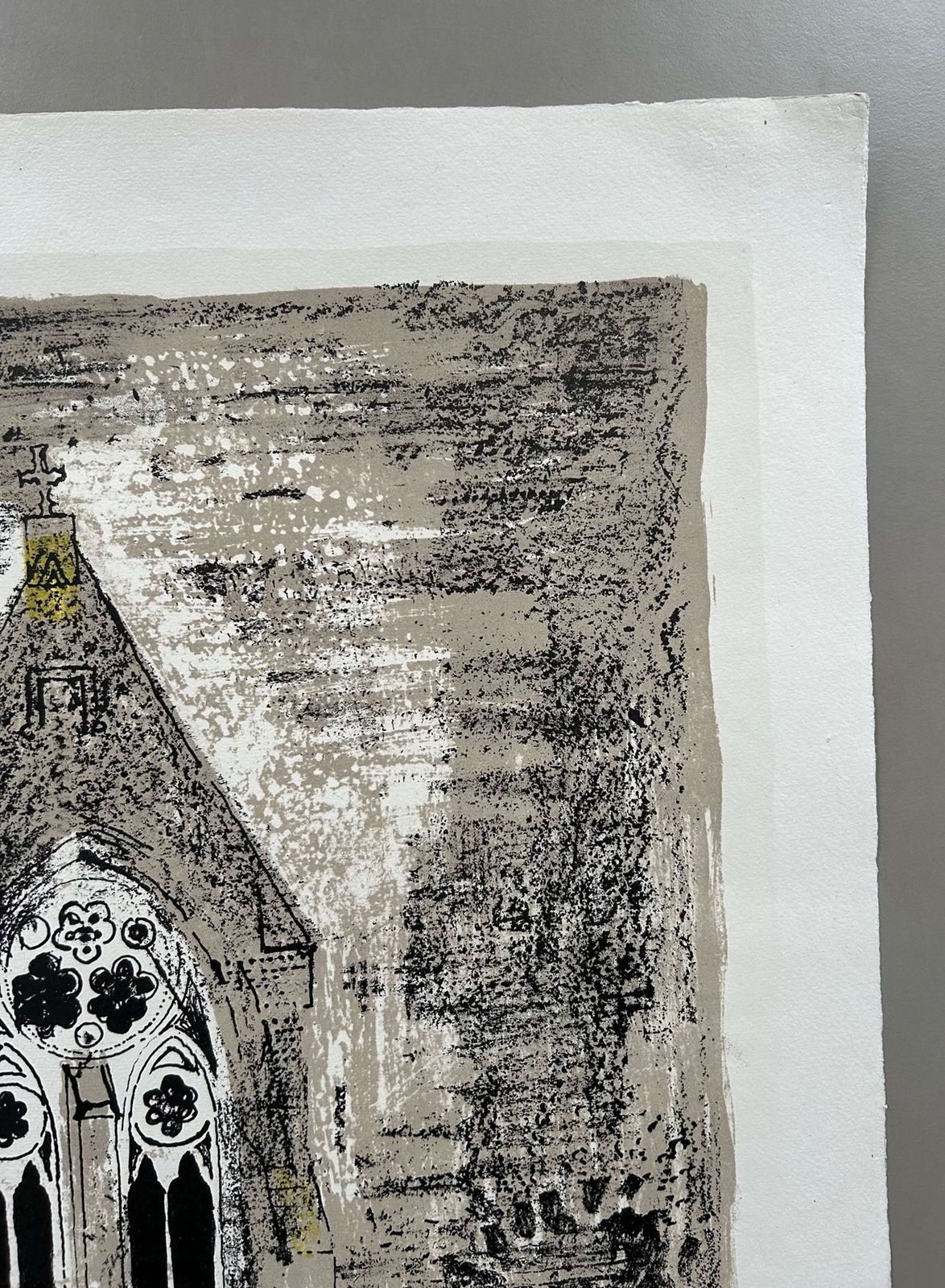 John Piper Limited Edition Signed Lithograph Of St Matthias Church photo vinterior