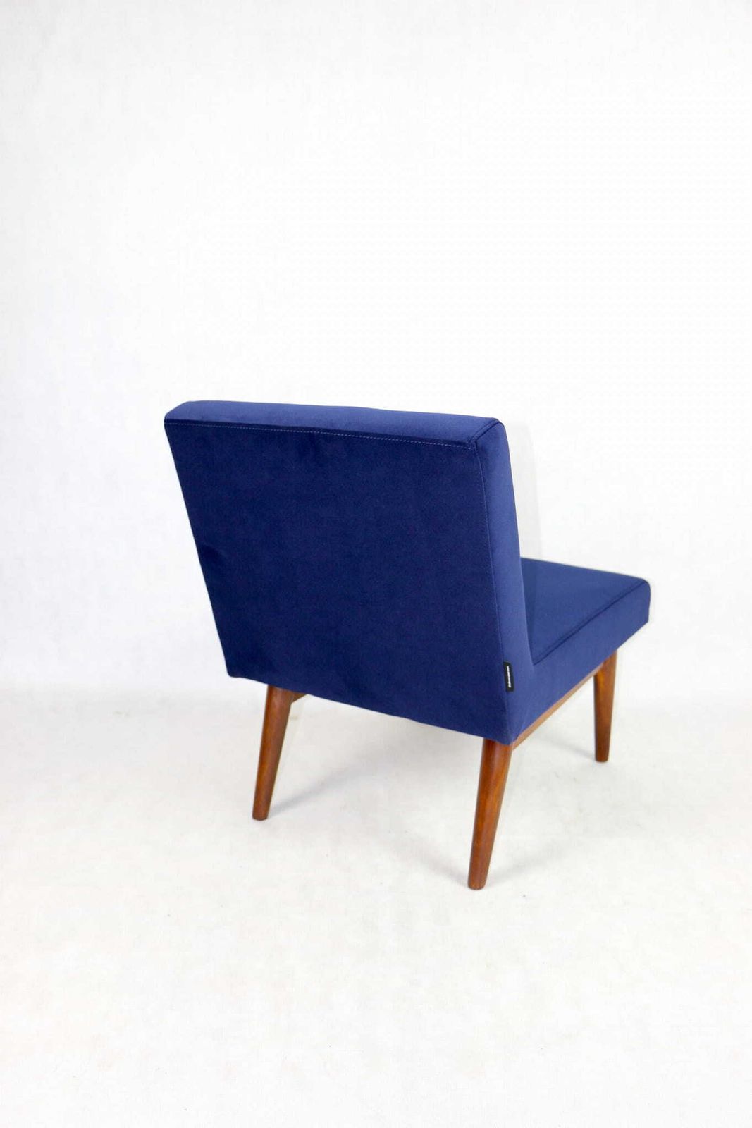 Loft Armchair 70's Vintage Navy Blue Velvet Jade Velvet photo buy