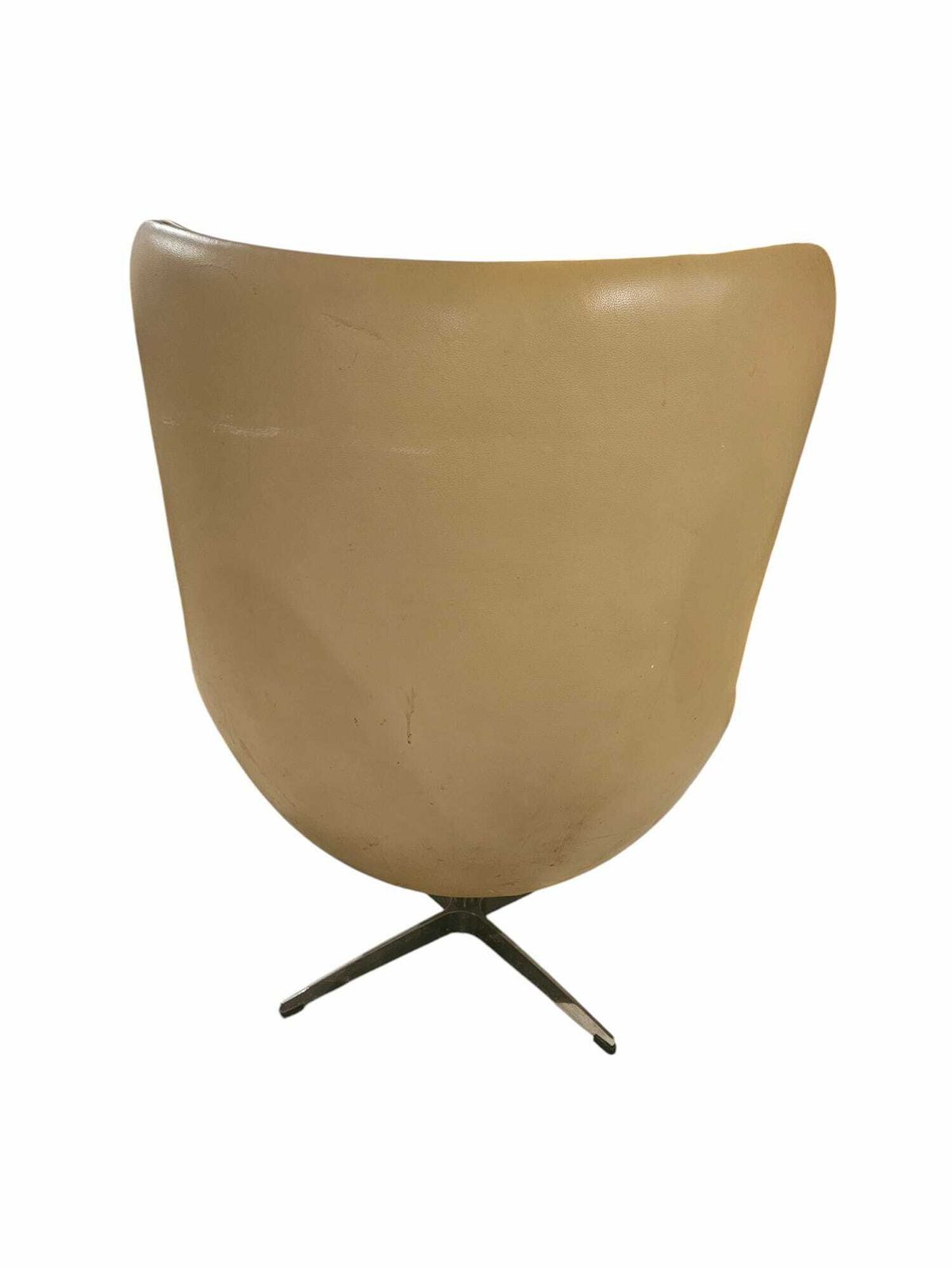 Vintage Leather Egg Chair – Inspired By Arne Jacobsen photo Furniture