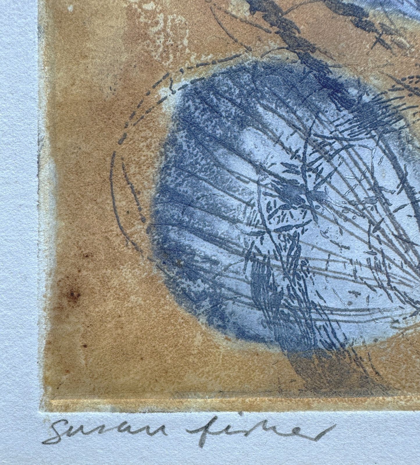 Sea Pools IV Original Limited Edition Signed Etching By Susan Fisher photo 85.0