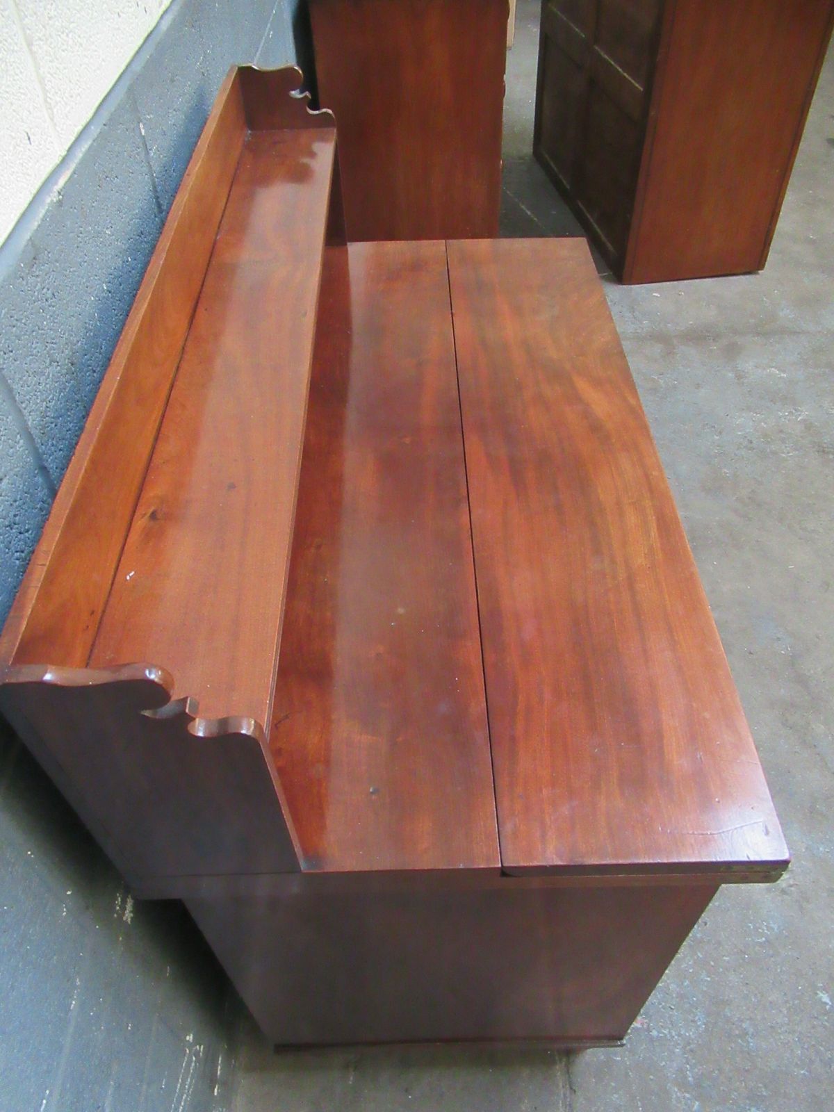 Unusual  Victorian  Mahogany  Folding Chest Of Drawers photo Furniture