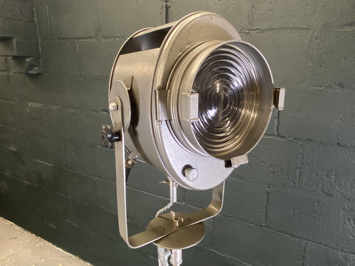 Theatre Floor Lamp By Cremer Of Paris photo vintage