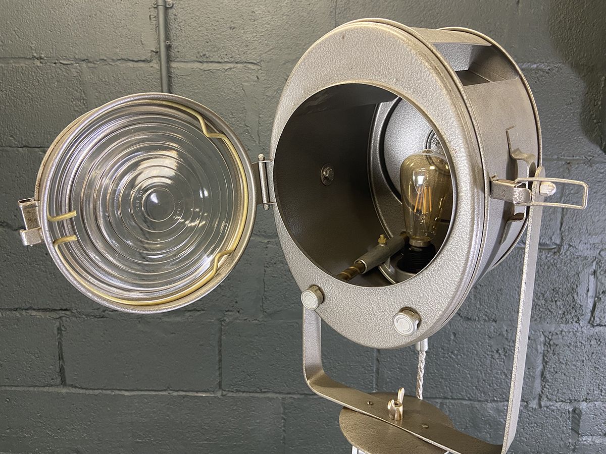 photo vinterior Theatre Floor Lamp By Cremer Of Paris