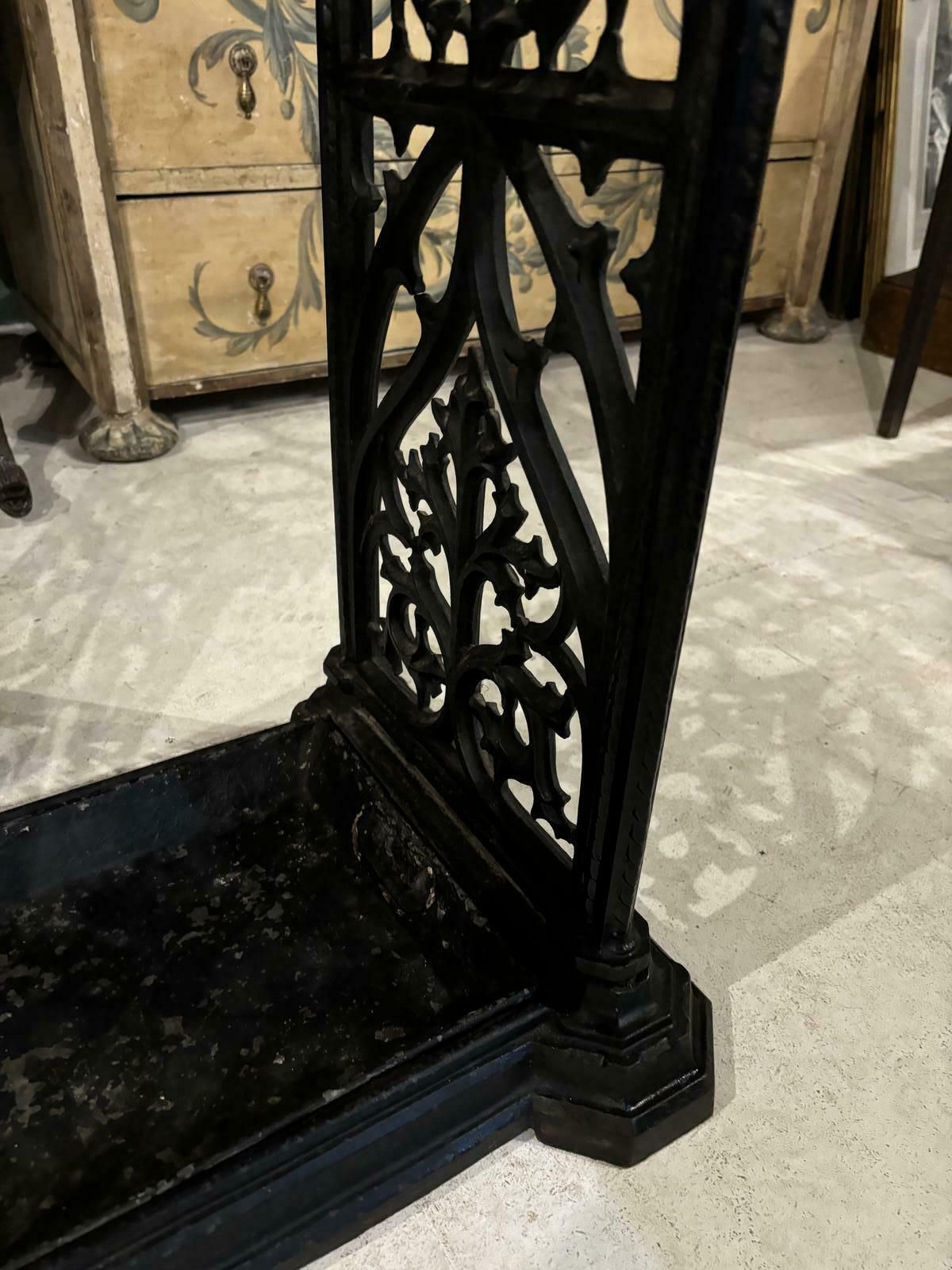 19th Century Cast Iron Stick Stand photo furniture