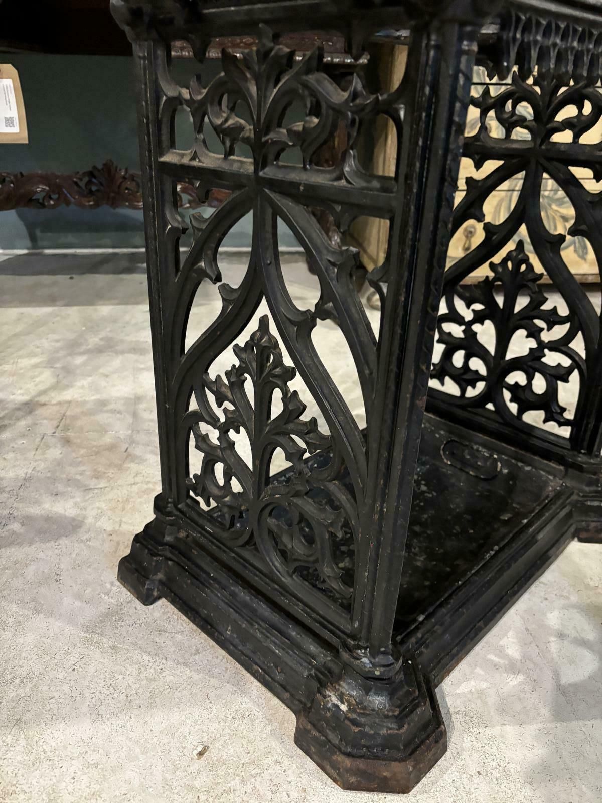 19th Century Cast Iron Stick Stand photo vinterior