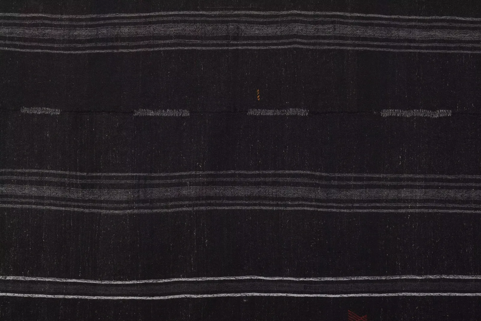 1970s Vintage Nomadic Goat Hair Kilim Rug 8'4" X 10'6" photo vinterior