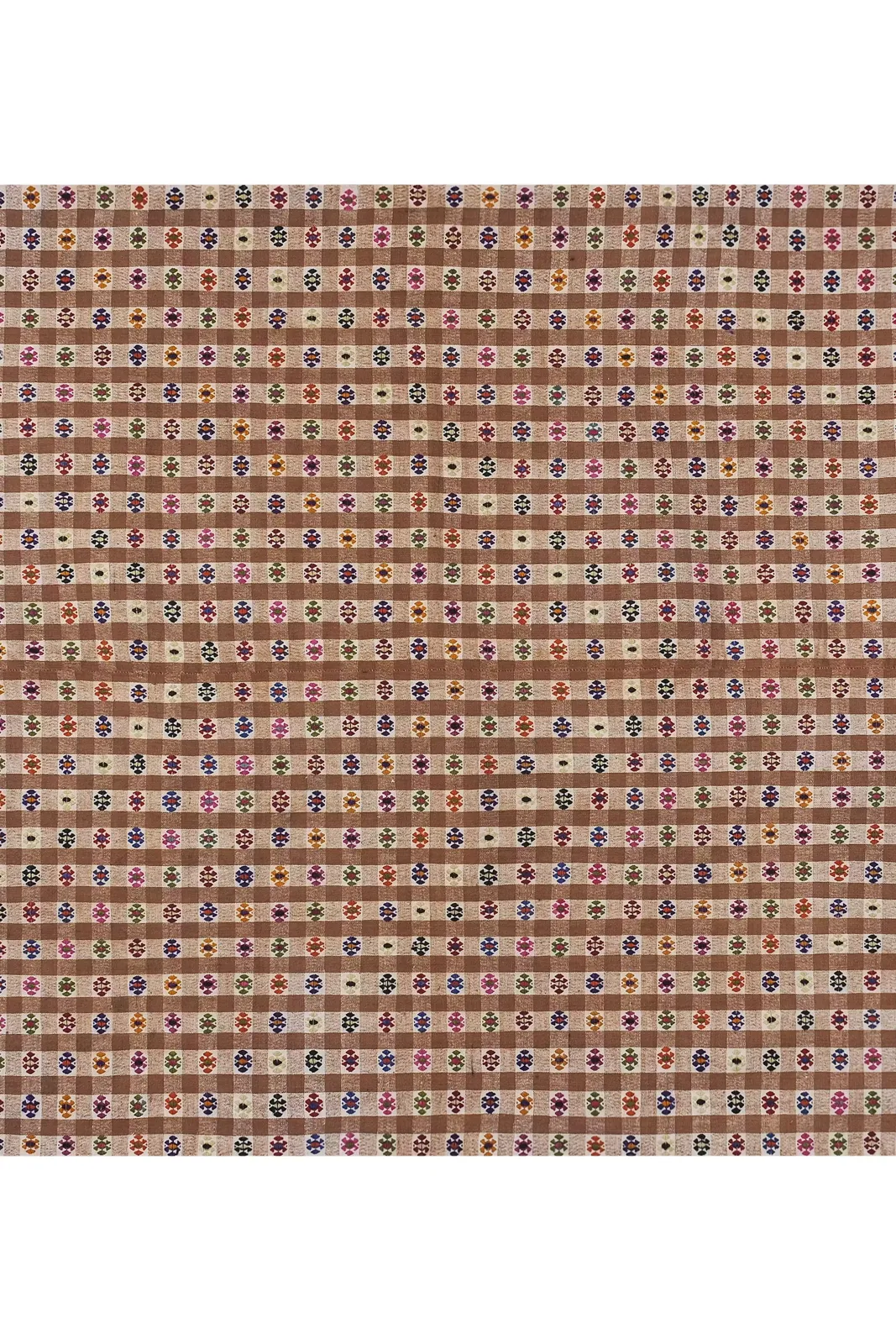 Mid 20th Century Aturkish Flat Weave Kilim Accent Rug 6'6'' X 8'1'' photo for sale