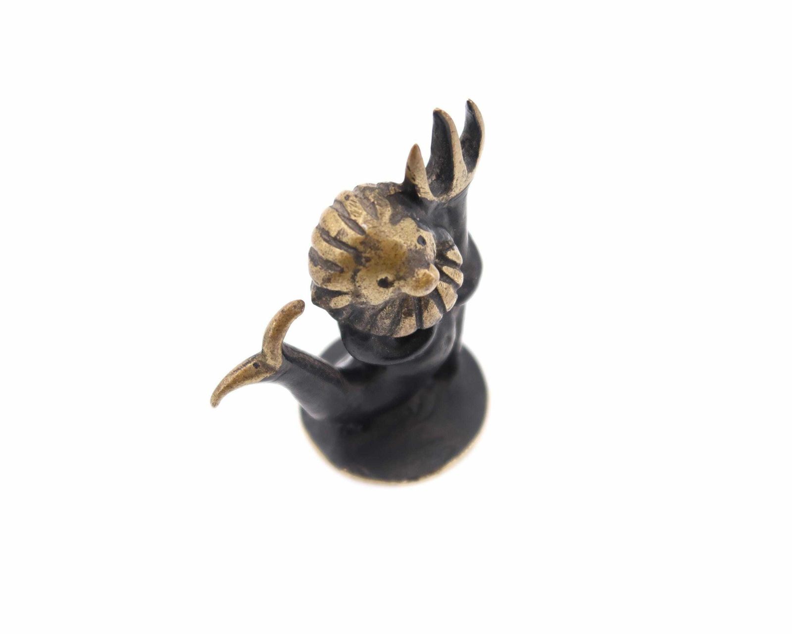 Walter Bosse Bronzen Beeldje: Poseidon, Jaren 1950 / Zeegod, Oostenrijk, Kunst, Sculptuur, Vintage photo for sale