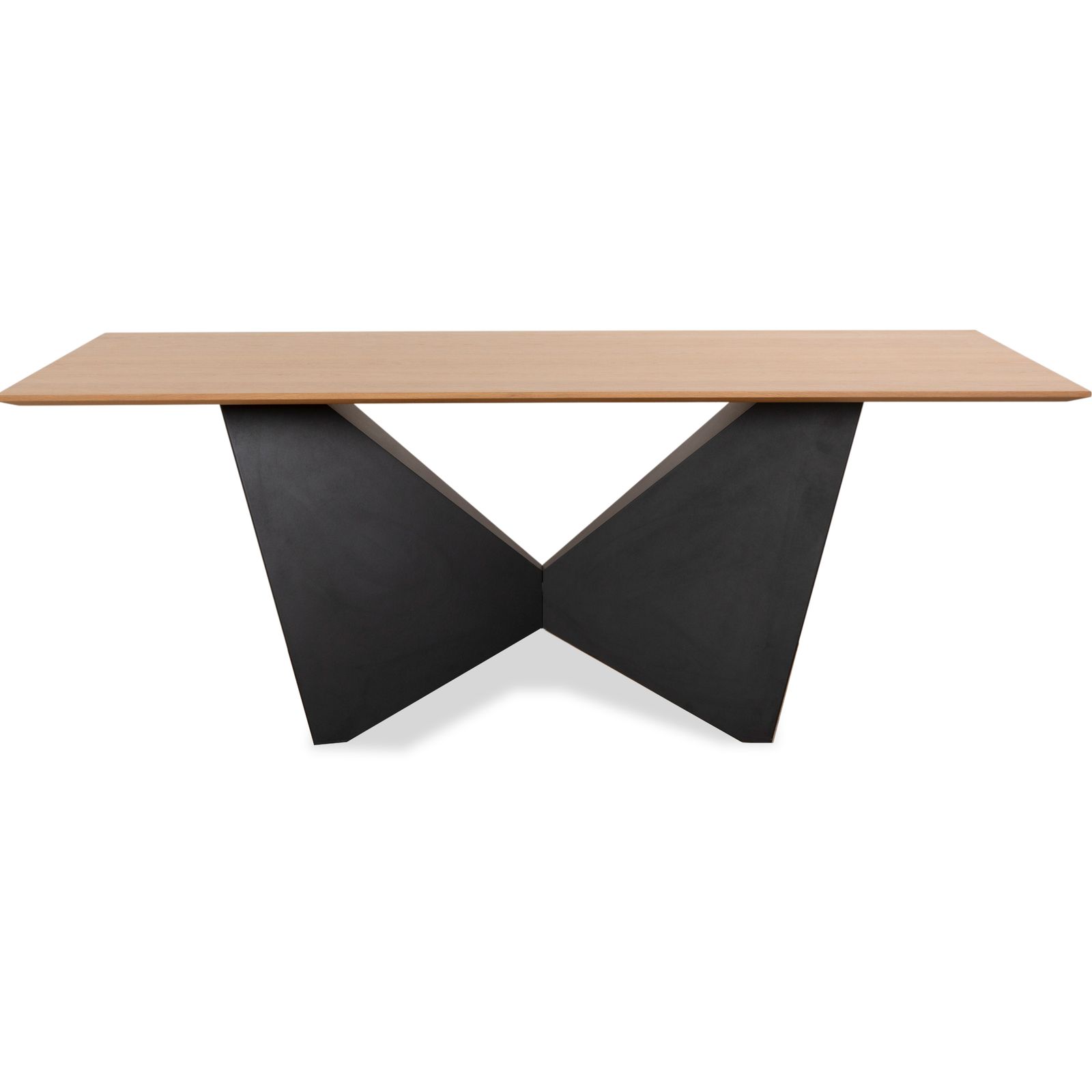 photo furniture K+W Silaxx Houten Eettafel Bruin