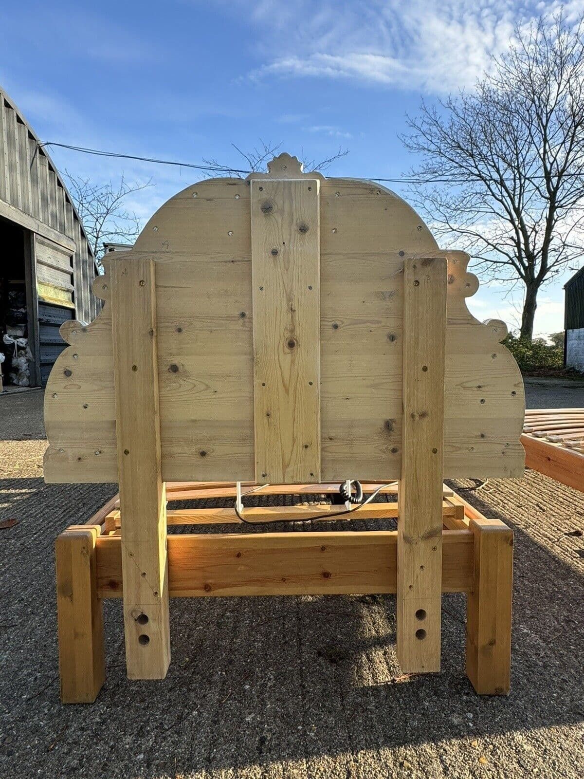 Pair Of Solid Pine Single Beds   ( Electronically ) Operated Bed Base photo vinterior