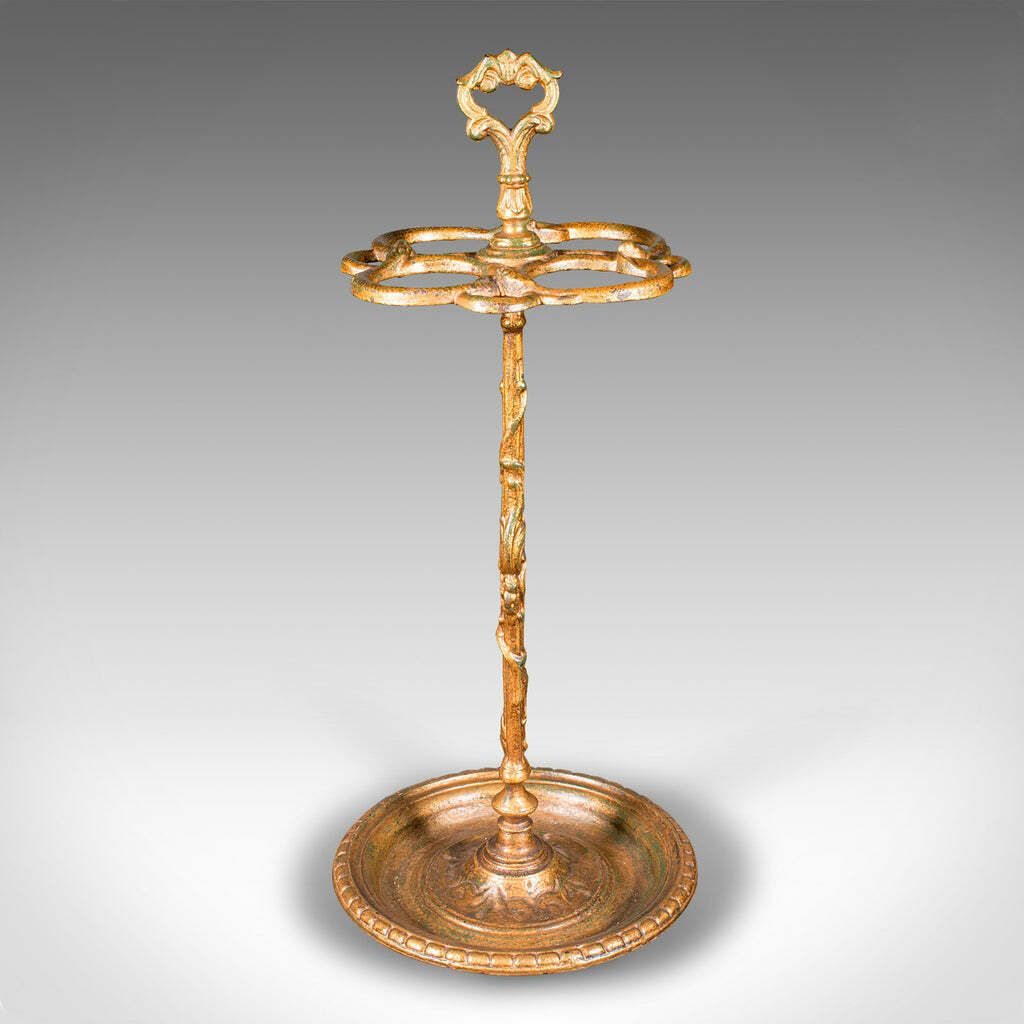 Antique Gentleman's Stick Stand, English, Hallway Umbrella Loop, Victorian, 1860 photo for sale