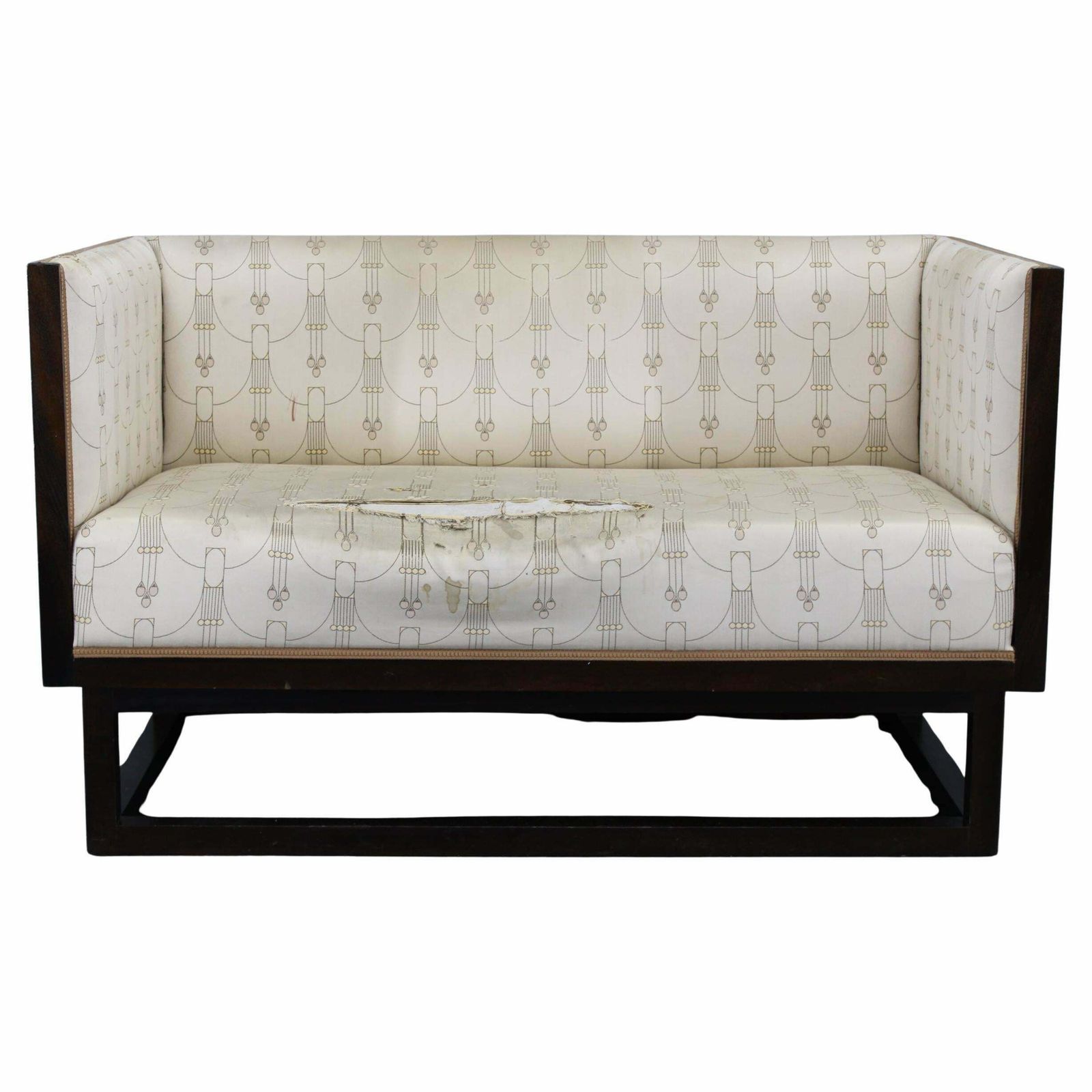Josef Hoffmann "Cabinet" Sofa By Wittmann, Austria