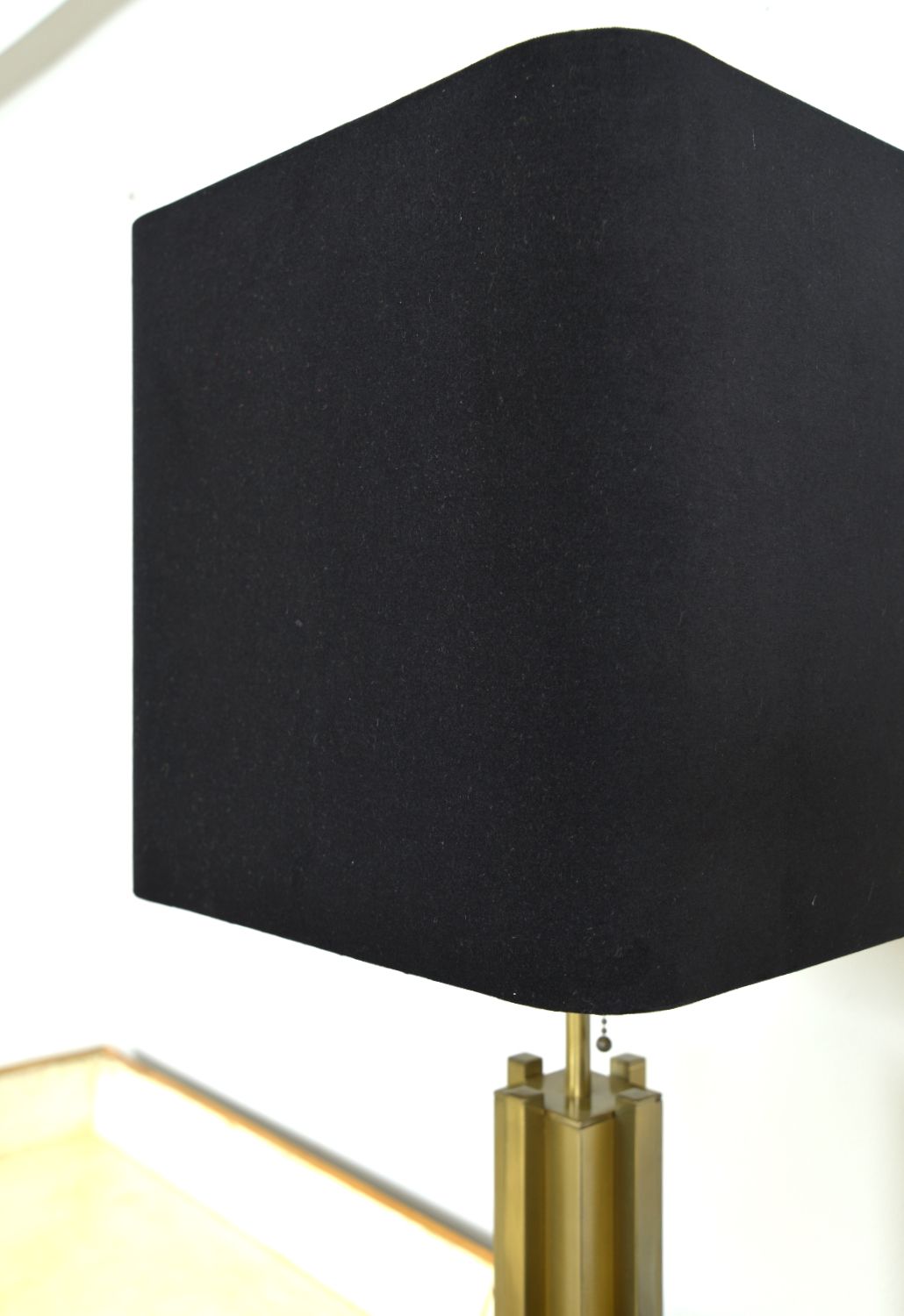 photo buy 1970s Brutalist Brass Gold Table Lamp By Belgo Chrom Willy Rizzo Style Belgium