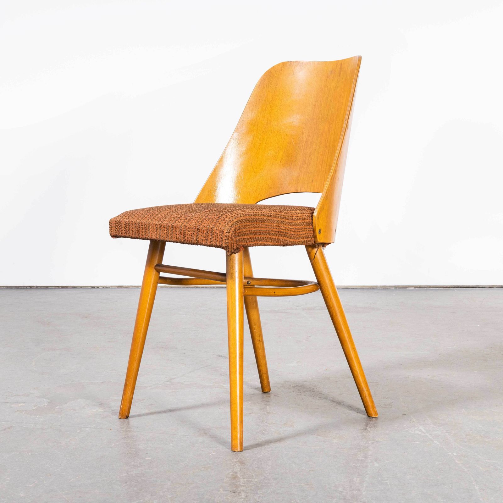 1950’s Upholstered Thon Dining Chairs By Radomir Hoffman – Set Of Four (1879) photo vintage