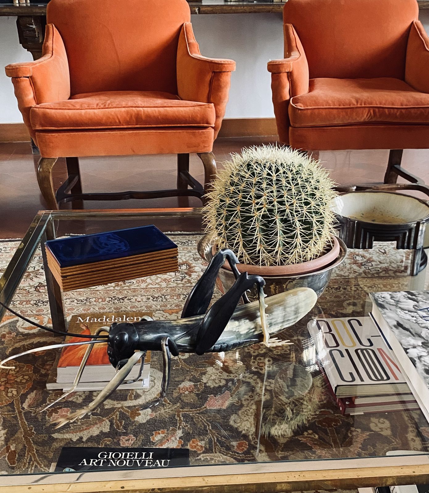 Mid Century Hand Crafted Horn Grasshopper, France 1960s photo buy