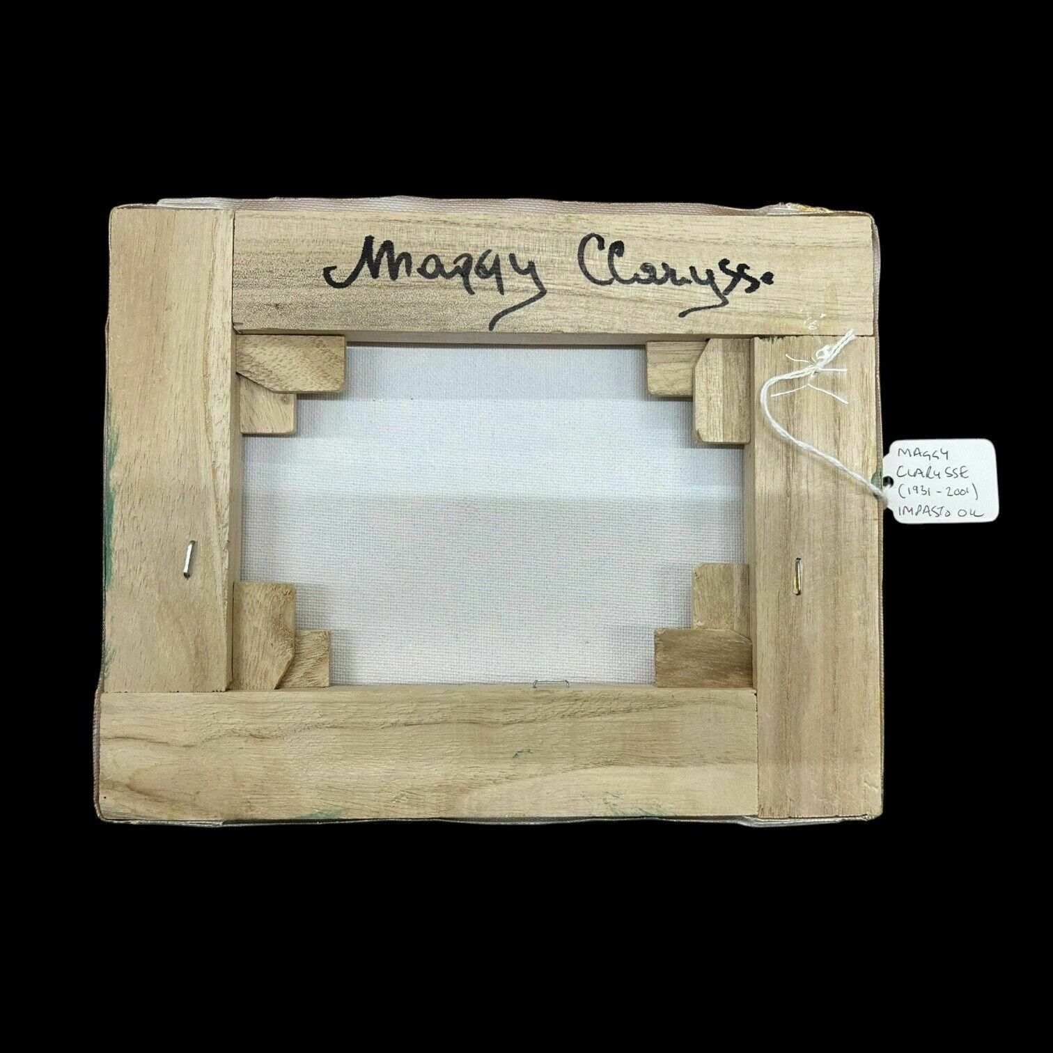 20th Century Impressionist Impasto Oil Landscape By Maggy Clarysse (1931 2001) photo Art