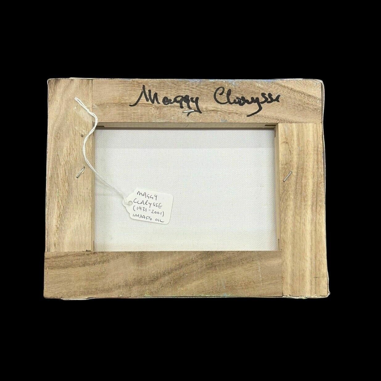 20th Century Impressionist Impasto Oil Landscape By Maggy Clarysse (1931 2001) photo Art