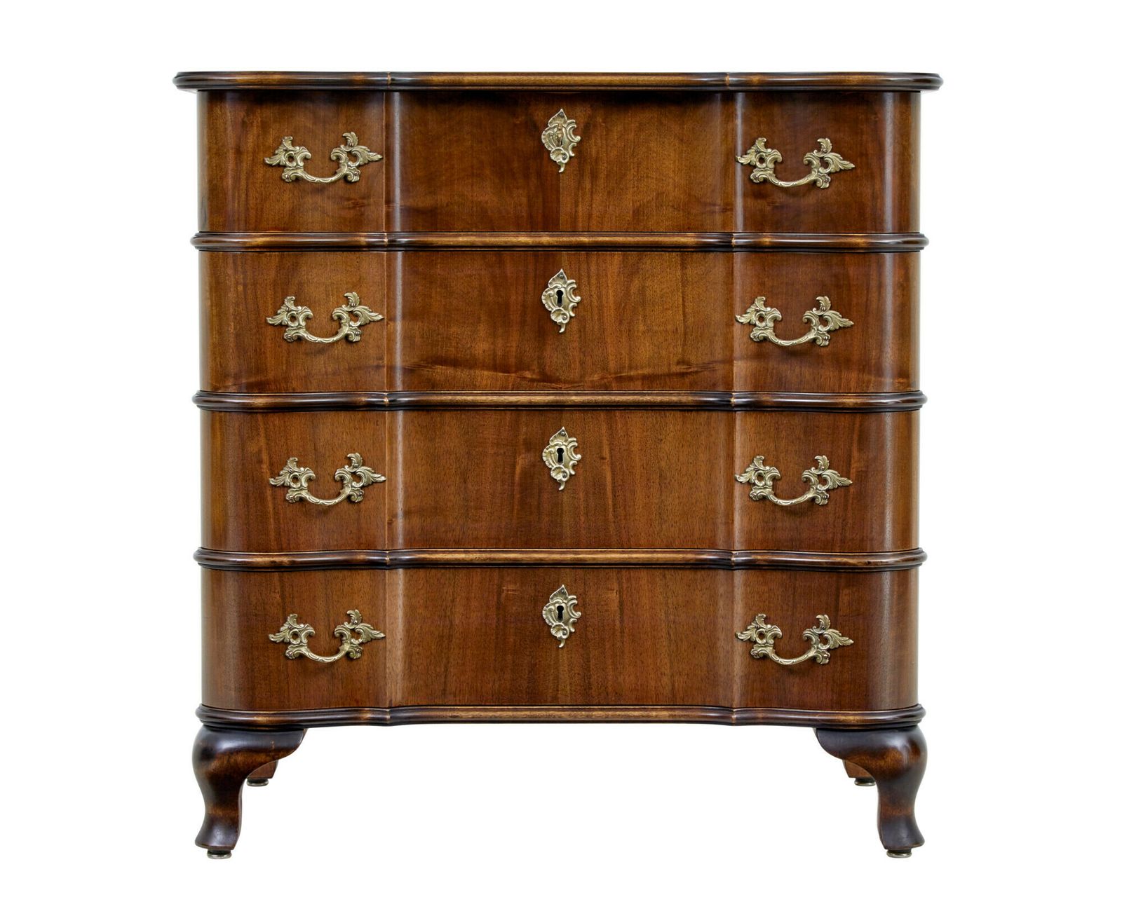 Mid 20th Century Baroque Revival Walnut Chest Of Drawers photo 1535.0