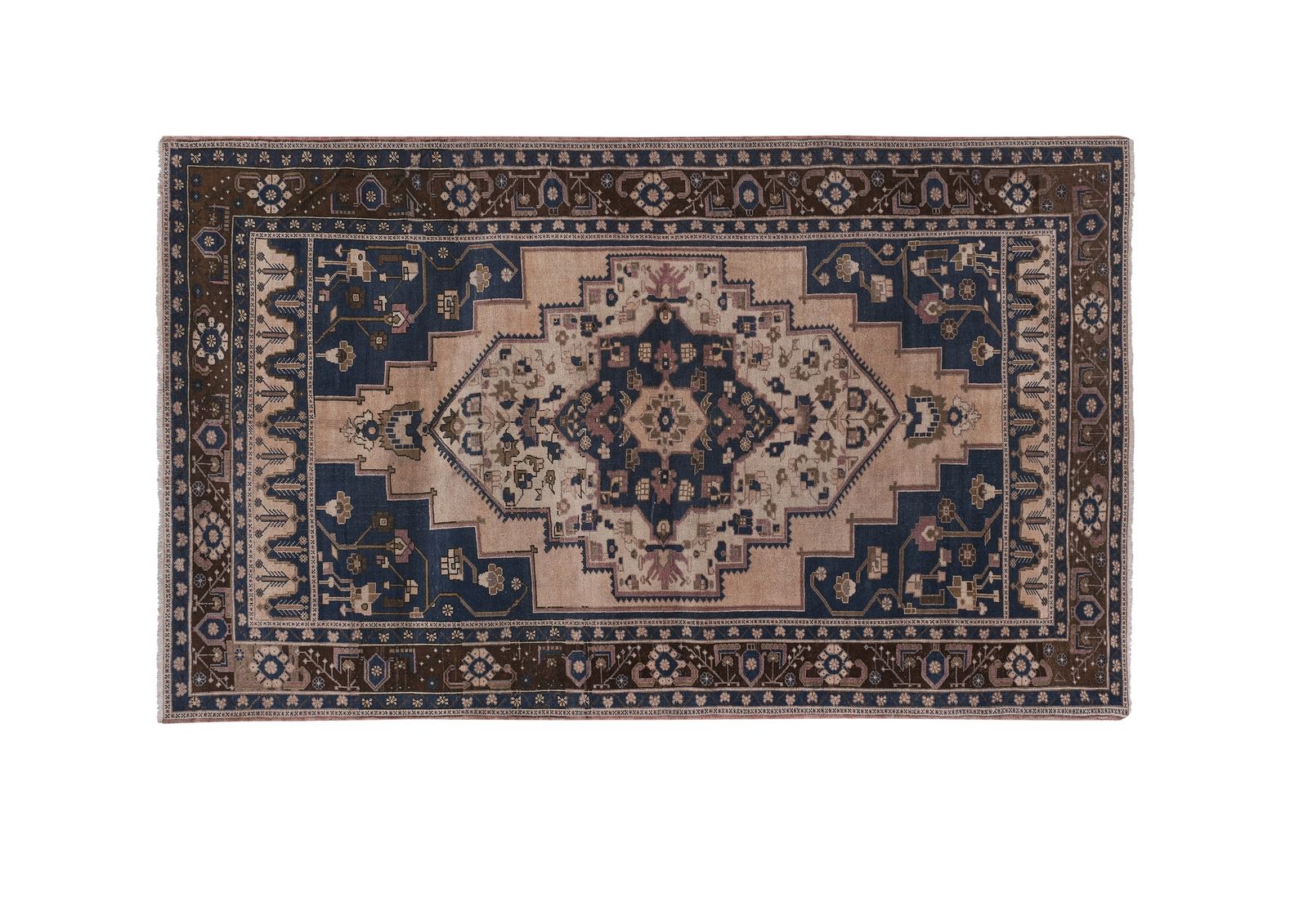 Turkish Konya Taspinar Rug With Venetian Renaissance Style 6'3'' X 10'5'' photo vintage