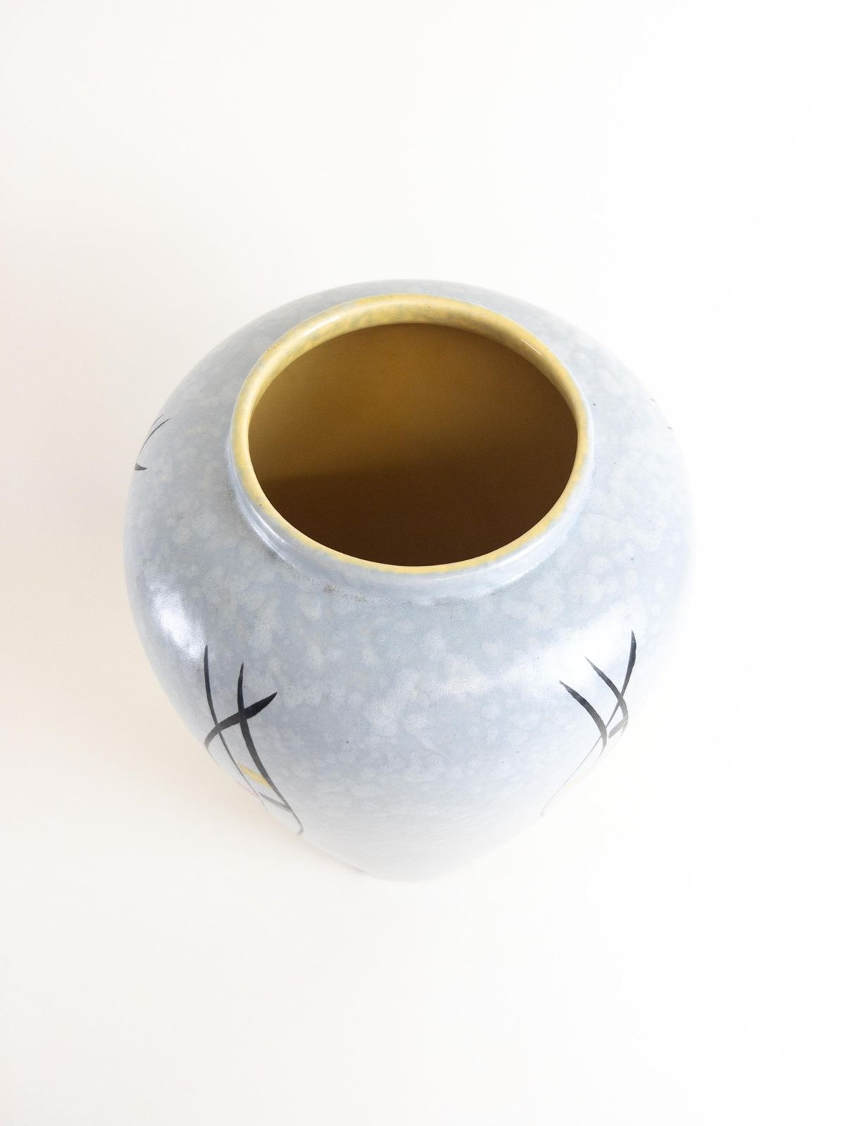 Xl Scheurich Keramik Floor Vase 517 38   West German Pottery Floor Vase   Mid Century Ceramic Floor Vase   Grey Minimal Decor photo vintage