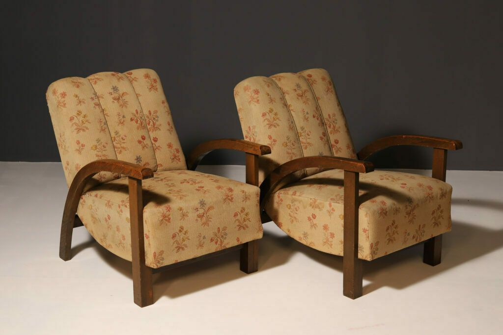 Pair Of Art Deco Armchairs, 1930´S, Central Europe photo buy