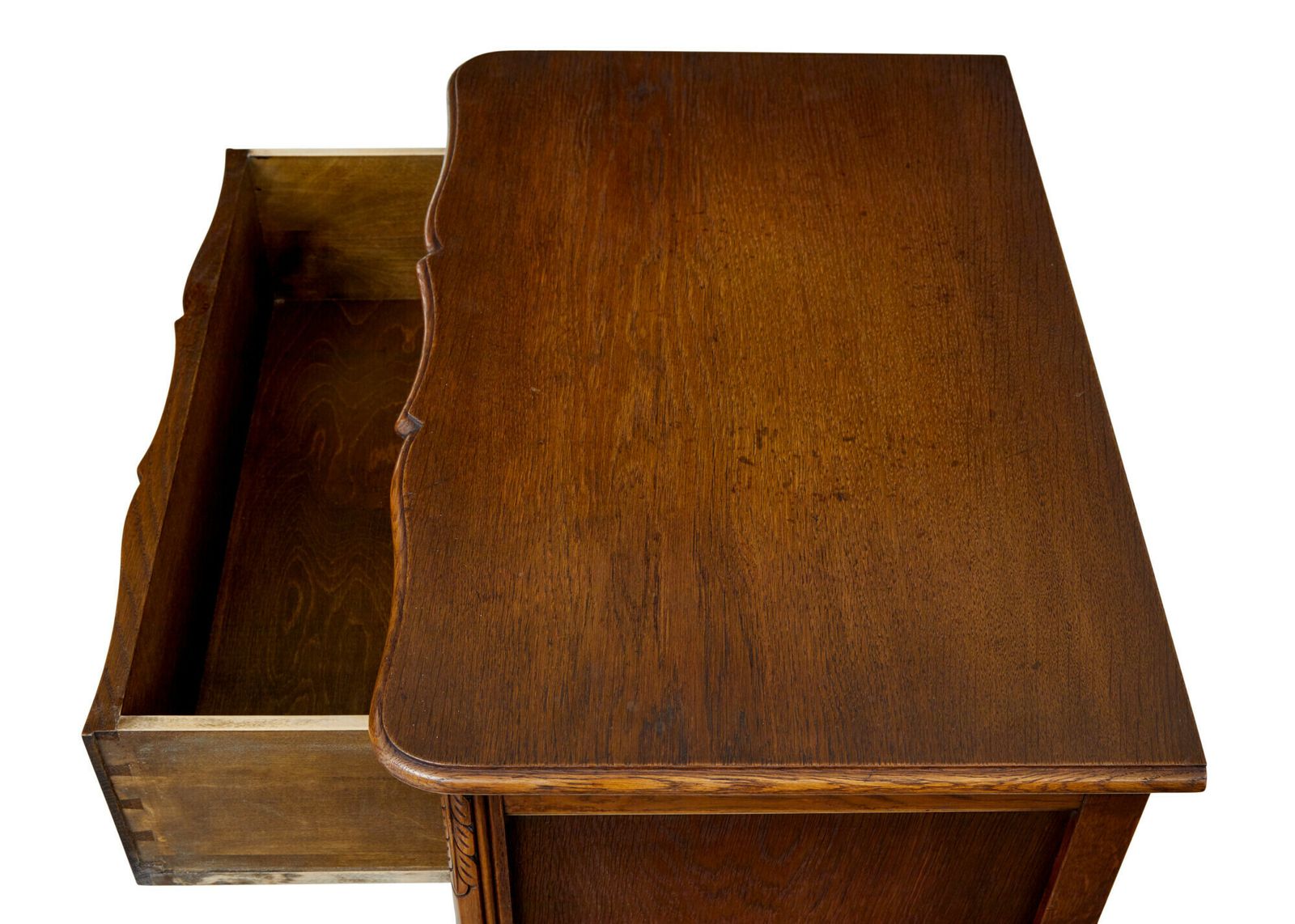 Mid Century Carved Oak Small Chest Of Drawers By Bodafors photo buy