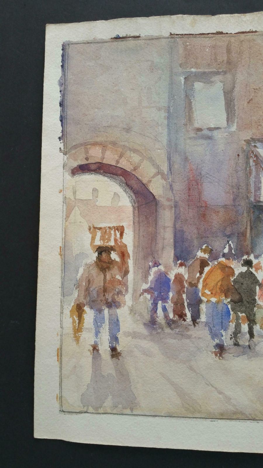 Leonard Machin Rowemid 20th Century Belgium. Gent, A Morning Market1950's photo buy