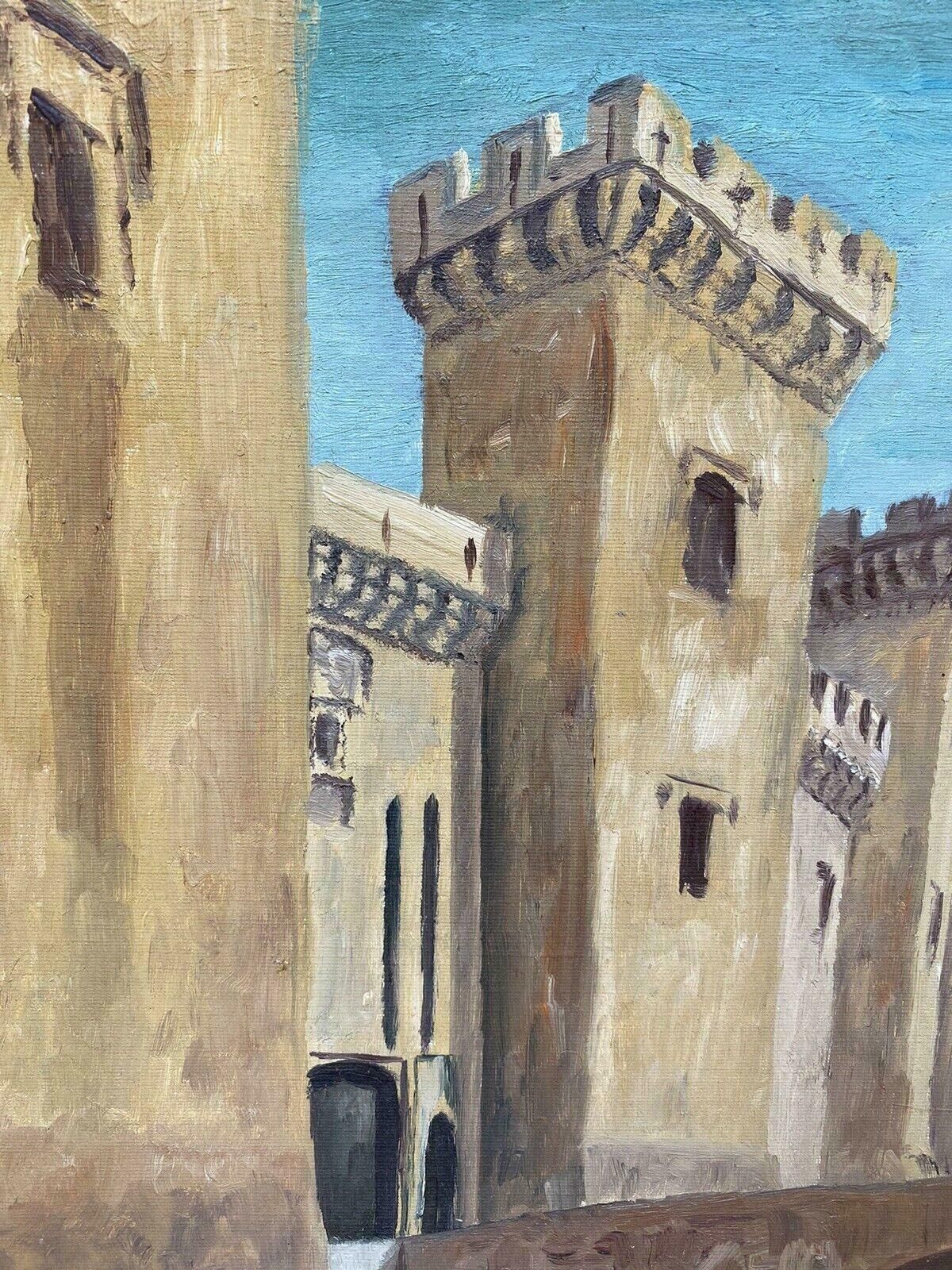 Fernand Audetfernand Audet (1923 2016) French Impressionist Oil   City Fortress By Old Rivermid 20th Century photo furniture
