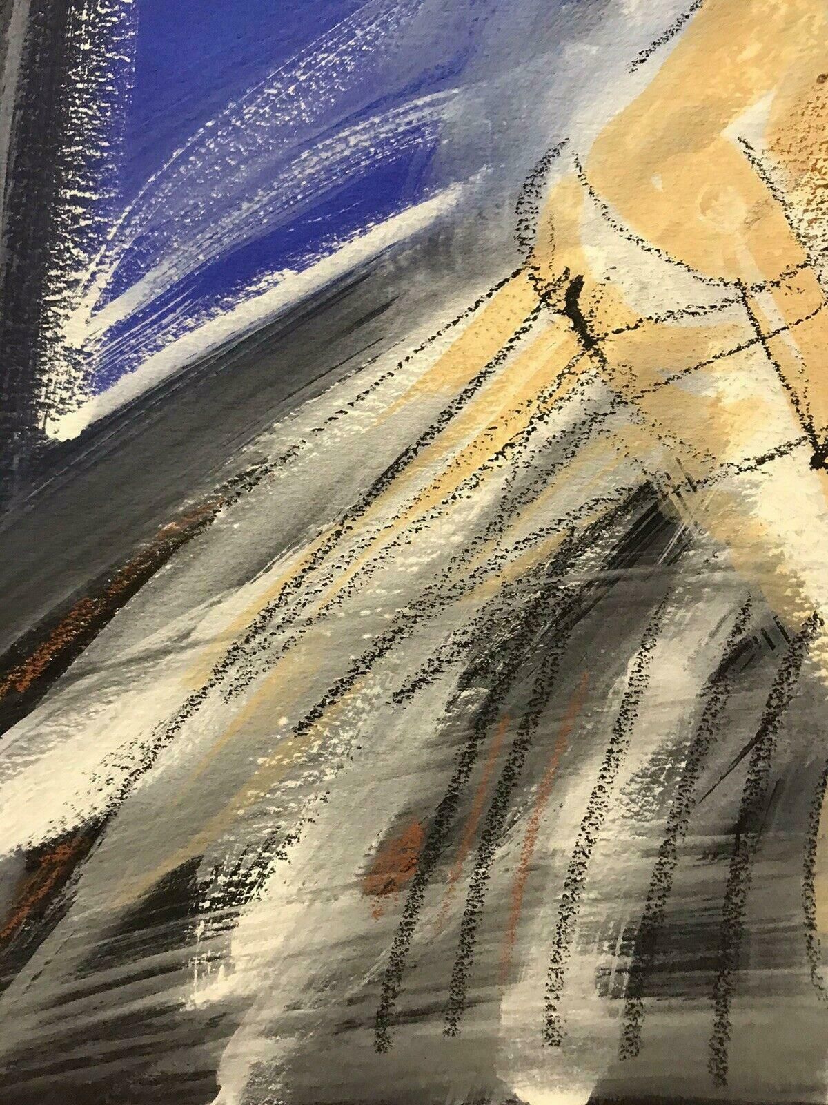 Roger Hersonroger Herson (1922 2008) Signed French Abstract Painting   Moving Nude Figure20th Century photo vinterior