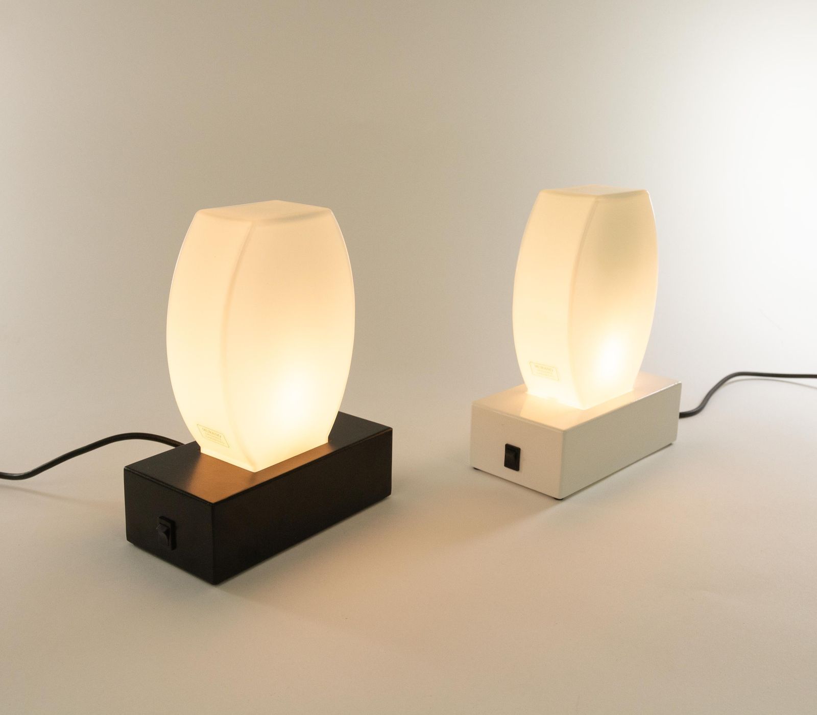 Pair Of Dorane Table Lamps By Ettore Sottsass For Stilnovo, 1970s