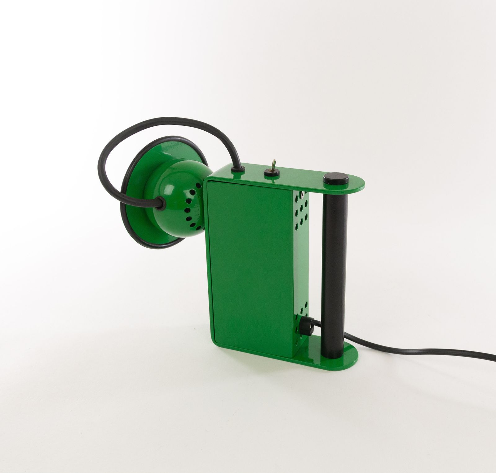 Green Minibox Table Lamp By Gae Aulenti & Piero Castiglioni For Stilnovo, 1980s photo Lighting