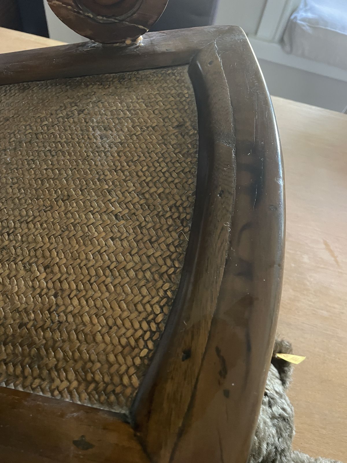 Antique Child’s Wood Rocking Chair photo Furniture