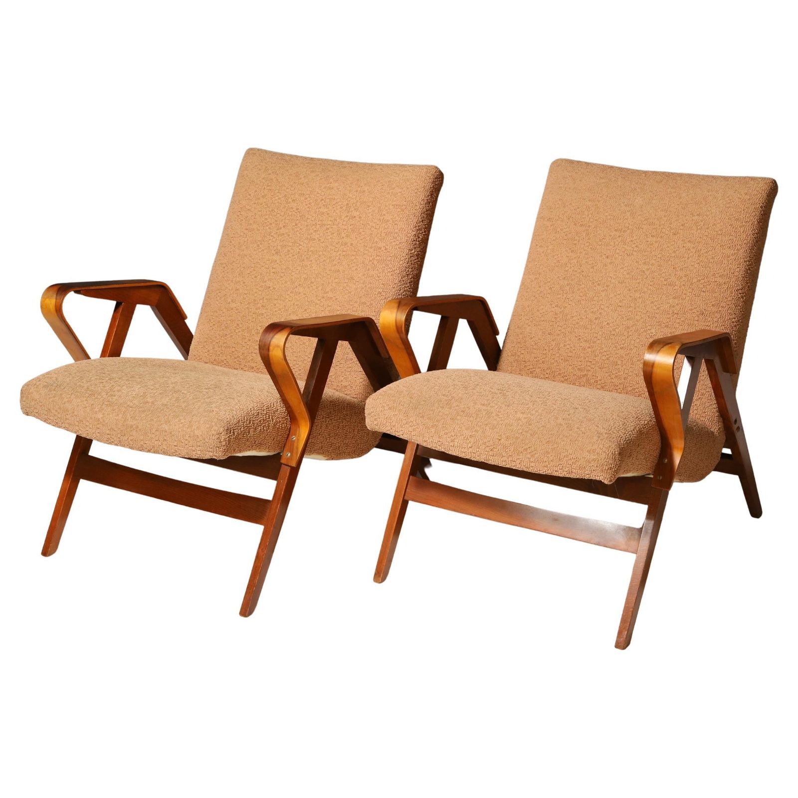 1149.0 Pair Of Armchairs By František Jirák For Tatra Acquisition, 1970's, Czechoslovakia photo