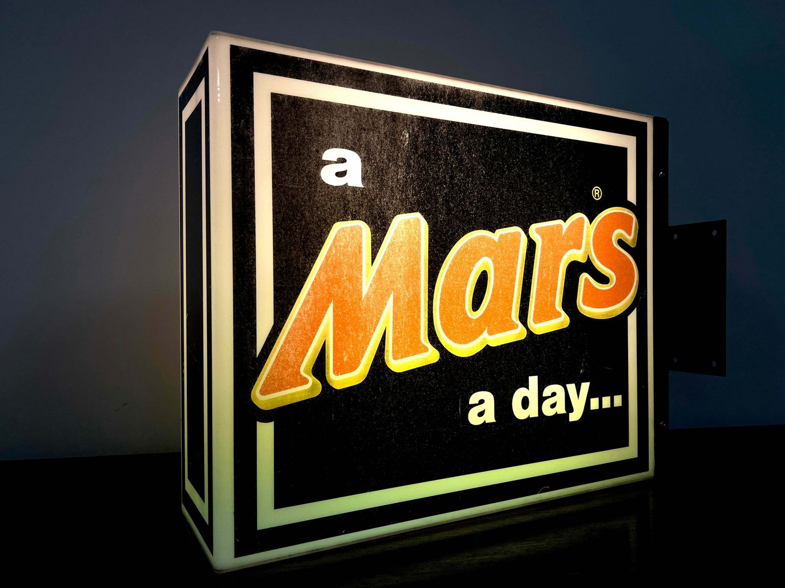 A Mars A Day…’, Vintage Illuminated Advertising Sign