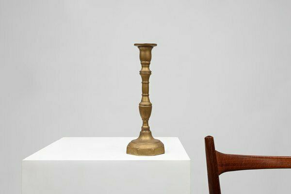 Antique French Candlestick In Bronze, 1890s photo furniture