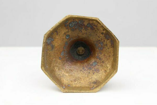 photo for sale Antique French Candlestick In Bronze, 1890s