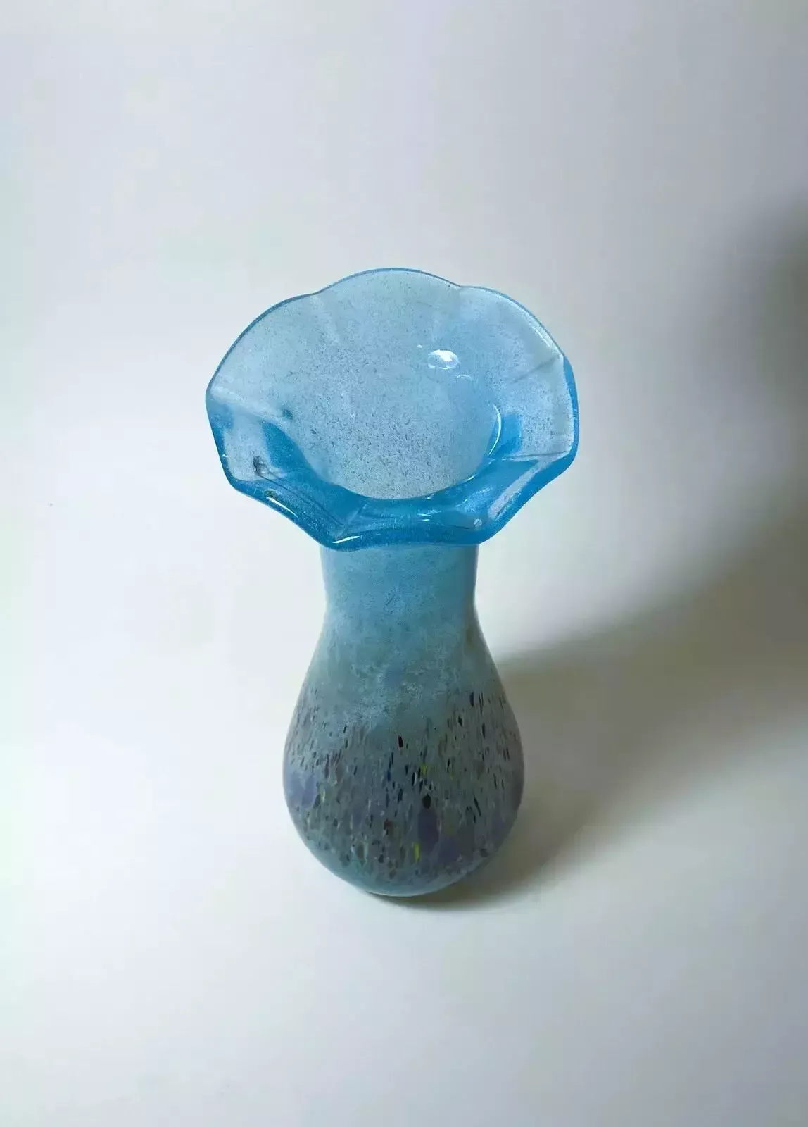 Vintage Modern Glazen Vaas Budveszel Gyula Hongarije Jaren 1990 photo Woonaccessoires