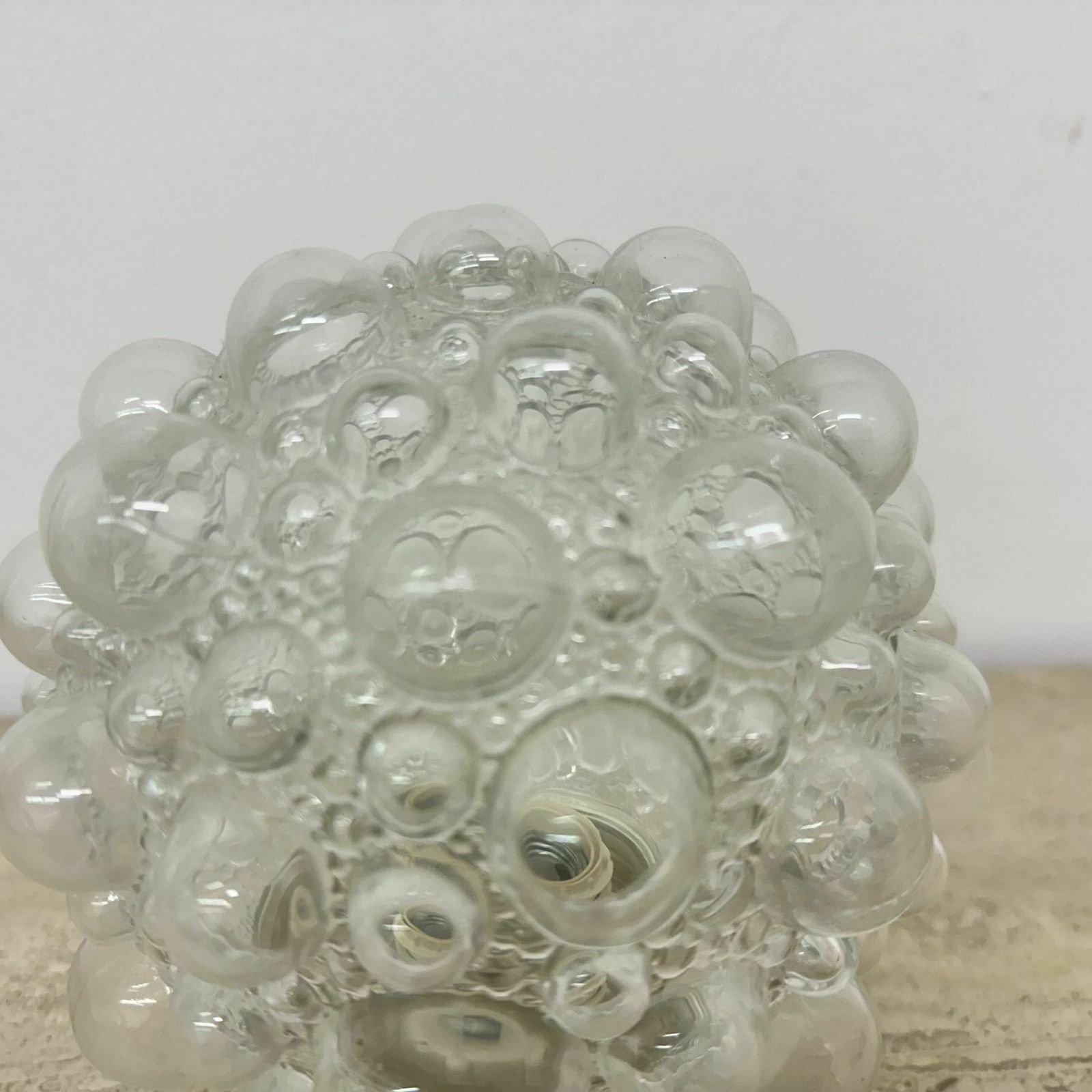 photo vintage Helena Tynell Bubble Lamp, Jaren 1970